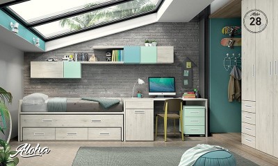 Dormitorio juvenil Aloha 28