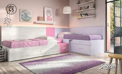 Dormitorio juvenil Aloha 45