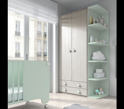 Dormitorio Bebé Soft Wood 01, de Muebles ROS