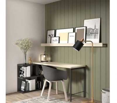 Oficina en casa: escritorio en el salón